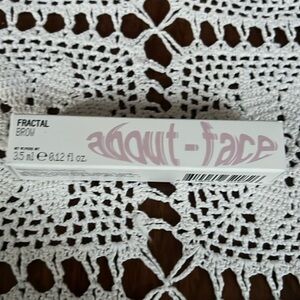 About Face fractal brow glitter interlude